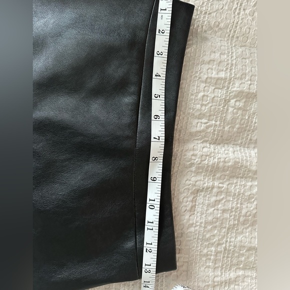 J Crew faux leather mini skirt - Picture 6 of 6